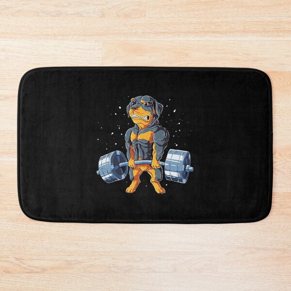 Item preview, Rottweiler Weightlifting Funny Deadlift Men Fitness Gym designed and sold by JamesClarke84.