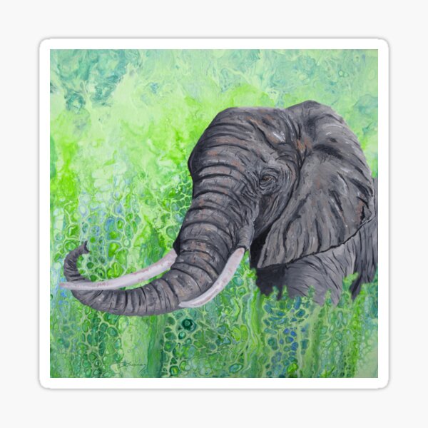 Artikel-Vorschau von Elefant im Fantasy-Wald, designt und verkauft von Doris Thomas.