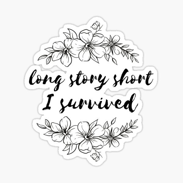 long story short sticker // evermore Sticker for Sale by Shannon Brooke