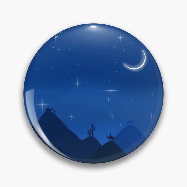 Item preview, Midnight Dessert Sky Landscape designed and sold by TheRelicShop.