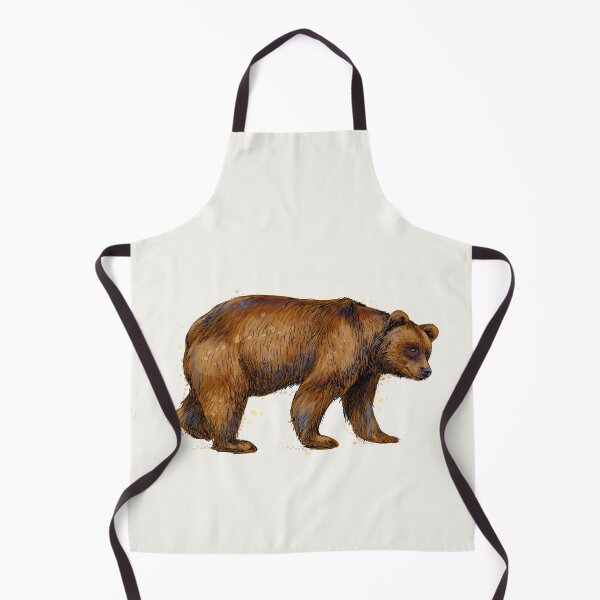 Item preview, Watercolor illustration of a brown bear designed and sold by kalud-zoldyck.
