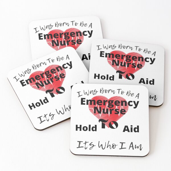 Item preview, Emergency Nurse Inspirational Quotes I Was Born to Be a Emergency Nurse to Hold to Aid Its Who I Am Nurse Gifts designed and sold by wodra.