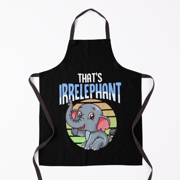 Item preview, That's Irrelephant Cute & Funny Baby Elephant Pun designed and sold by perfectpresents.