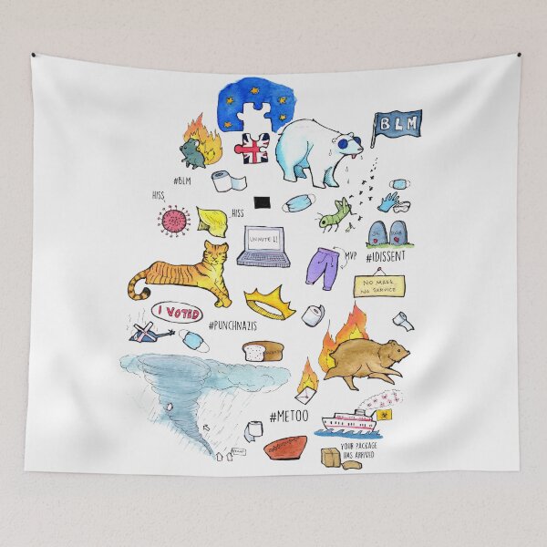 Item preview, I Survived 2020 No Writing designed and sold by izzycreates.