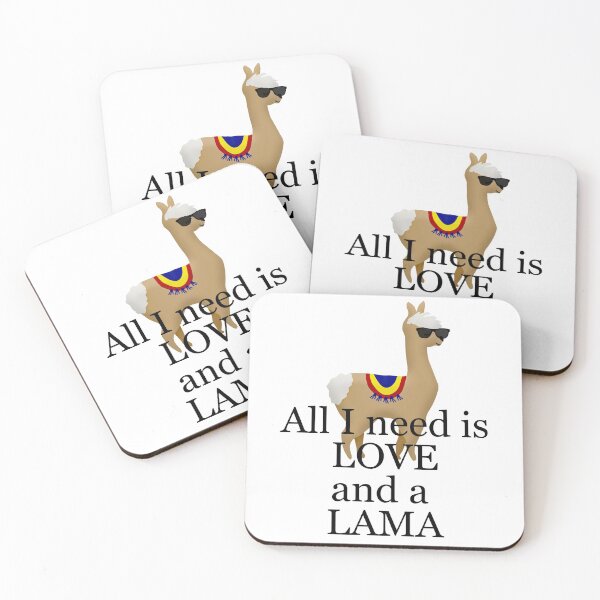 Item preview, All I need is LOVE and a LAMA designed and sold by DiensDesign.
