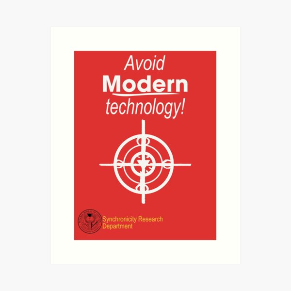 Item preview, CONTROL Avoid Modern Technology designed and sold by surrealvault.