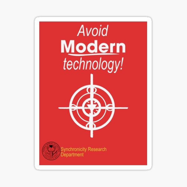 Item preview, CONTROL Avoid Modern Technology designed and sold by surrealvault.