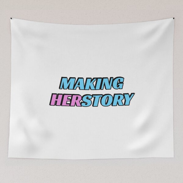 Item preview, Making Herstory pink and blue designed and sold by Inspirationmotivation.