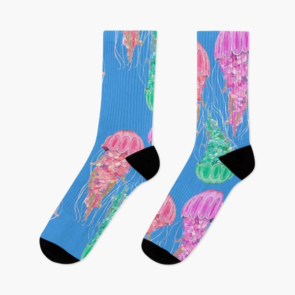 Item preview, Watercolor Floral Jellyfish designed and sold by Kinasart.