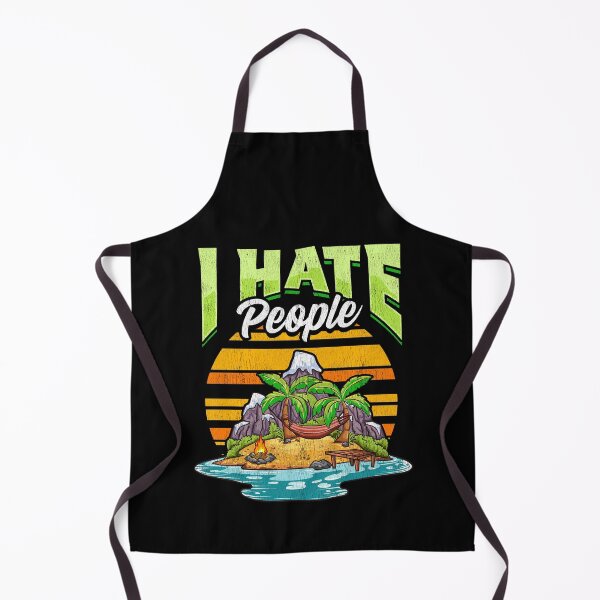 Item preview, Cute & Funny I Hate People Beach Vacation Pun designed and sold by perfectpresents.