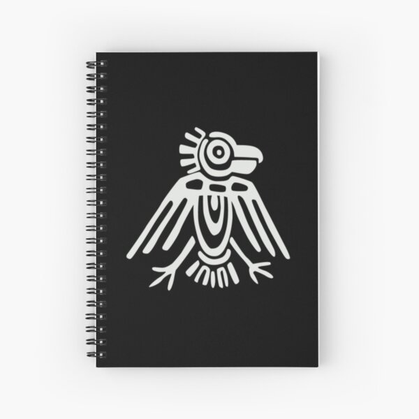 Mayan Icons: Aztec Drawing Spiral Notebook