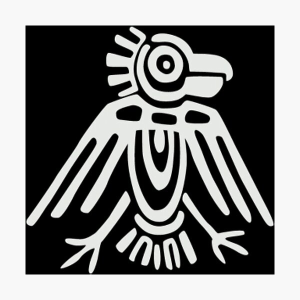 Mayan Icons: Aztec Drawing Photographic Print