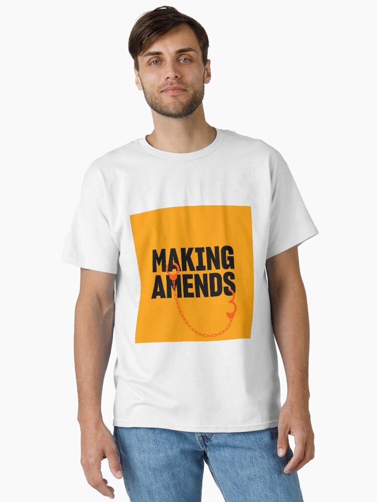Thumbnail 1 of 7, Classic T-Shirt, Making Amends Album Art designed and sold by makingamendspod.