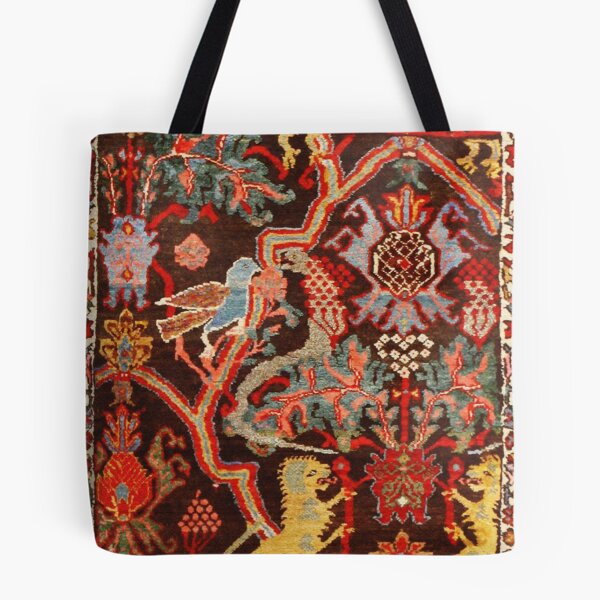 Item preview, Antique Persian Bidjar Rug Print designed and sold by Vicky Brago-Mitchell®.