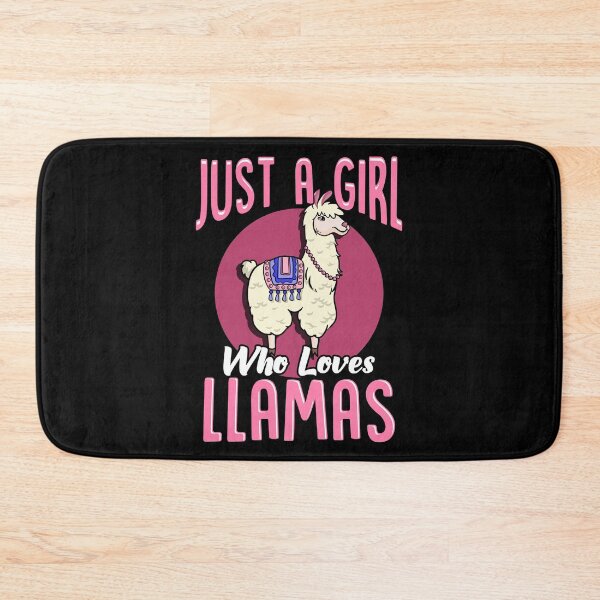 Item preview, Cute Just A Girl Who Loves Llamas Cute Fluffy Lama designed and sold by perfectpresents.