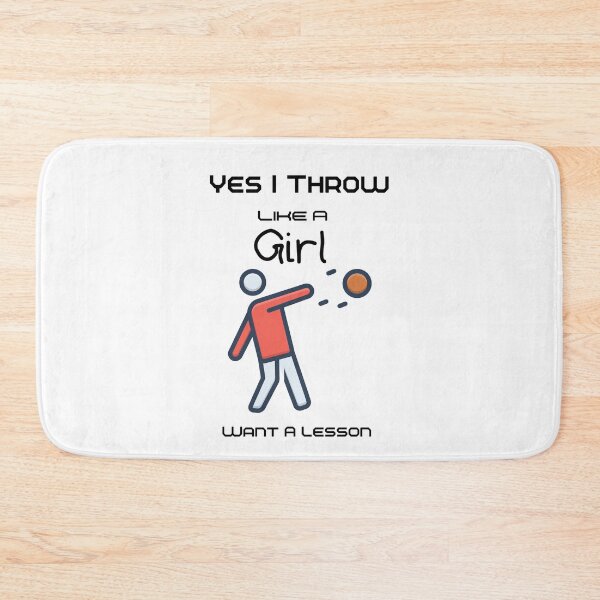 Item preview, Yes, I Throw Like A Girl Want A Lesson?Yes I Throw Like a Girl Want a Lesson designed and sold by piskwi.