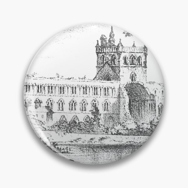 Item preview, Jedburgh Abbey | Vintage Illustration designed and sold by yourscotborders.