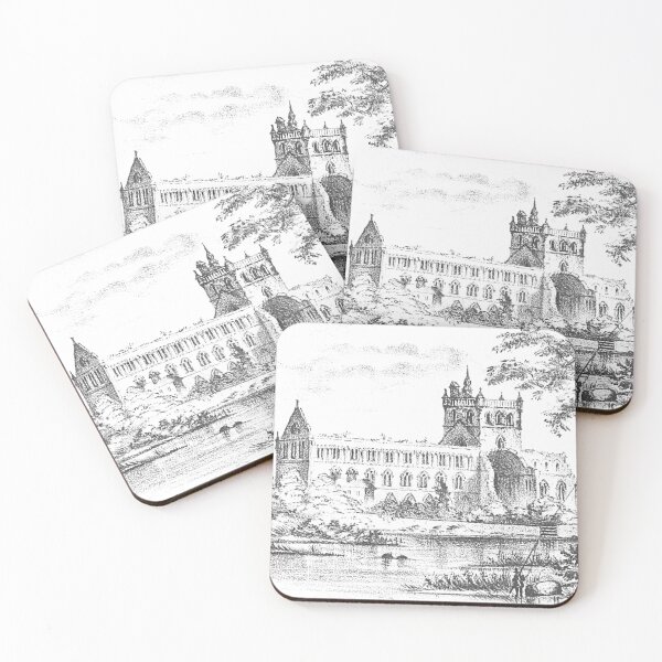 Item preview, Jedburgh Abbey | Vintage Illustration designed and sold by yourscotborders.
