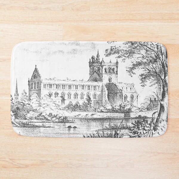 Item preview, Jedburgh Abbey | Vintage Illustration designed and sold by yourscotborders.