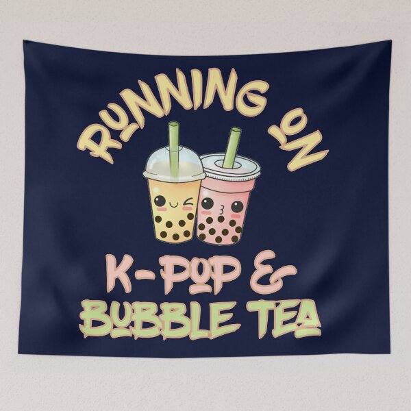 Item preview, Running On K-Pop and Bubble Tea designed and sold by VintagePrada.
