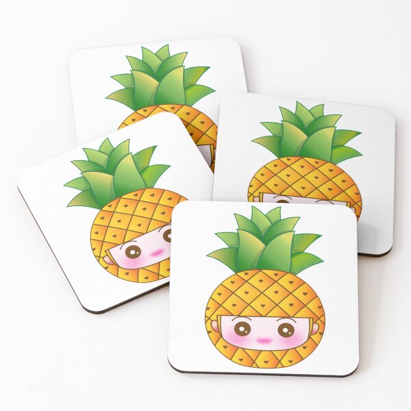 Item preview, Pineapple Cute Healthy Food Kawaii  designed and sold by Piosenka Art.