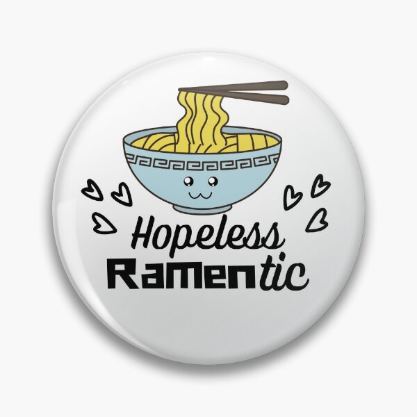 Item preview, Hopeless Ramentic - Hopeless Romantic - Funny Ramen Pun - Kawaii designed and sold by TeesForNerds.