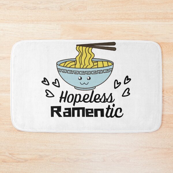 Item preview, Hopeless Ramentic - Hopeless Romantic - Funny Ramen Pun - Kawaii designed and sold by TeesForNerds.