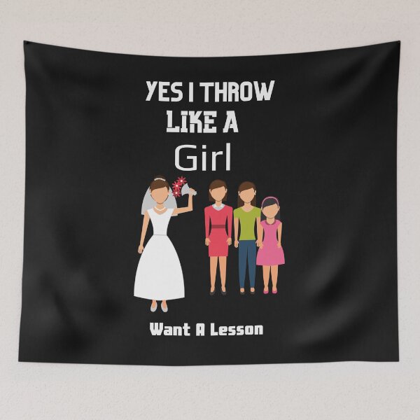 Item preview, Yes, I Throw Like A Girl Want A Lesson?Yes I Throw Like a Girl Want a Lesson designed and sold by piskwi.