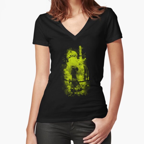 Trafalgar law v2 Fitted V-Neck T-Shirt