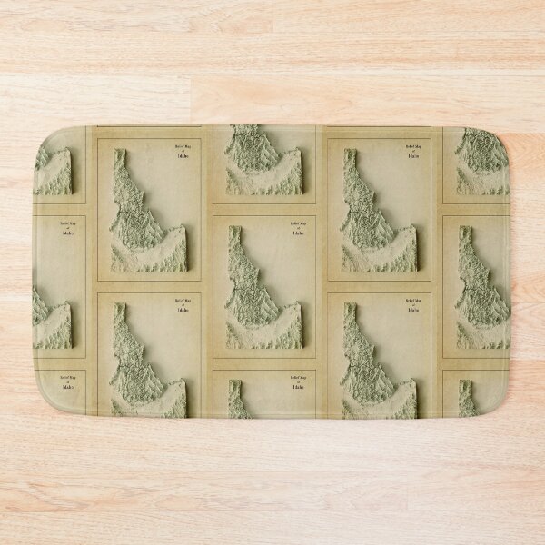 Item preview, Idaho Relief Map 3D digitally-rendered designed and sold by ThinkAboutMaps.