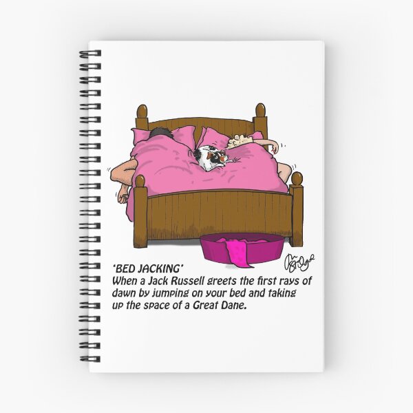 Item preview, BED JACKING, when your dog likes your bed best designed and sold by stilgoe.