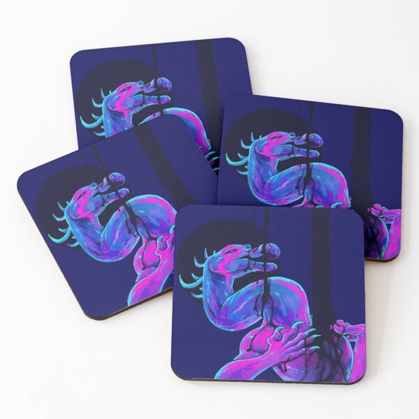 Item preview, "inkwell" vaporwave dragon designed and sold by mute-owl.