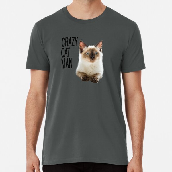 Crazy cat sales man shirt
