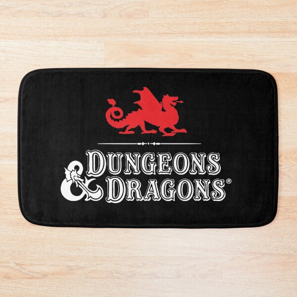 Item preview, Dungeons & Dragons Logo (White Graphic) designed and sold by Art by Papikins.