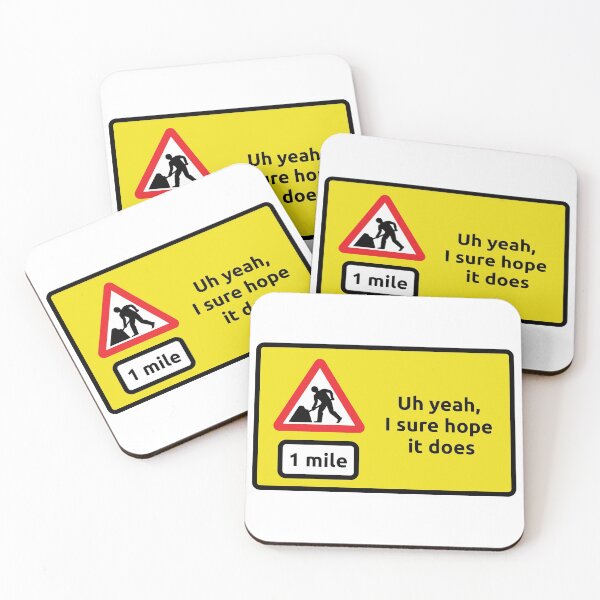 Item preview, Road work ahead UK designed and sold by emzimerch1.