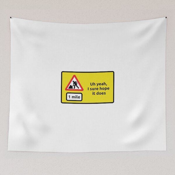 Item preview, Road work ahead UK designed and sold by emzimerch1.