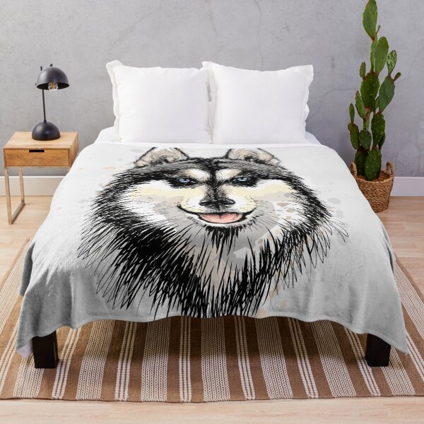Item preview, Beautiful portrait of a Husky designed and sold by kalud-zoldyck.