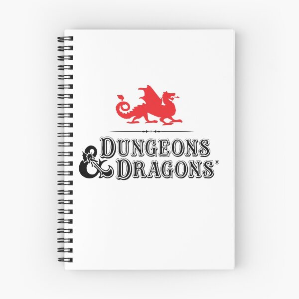 Item preview, Logotipo de Dungeons & Dragons (gráfico negro) designed and sold by Art by Papikins.
