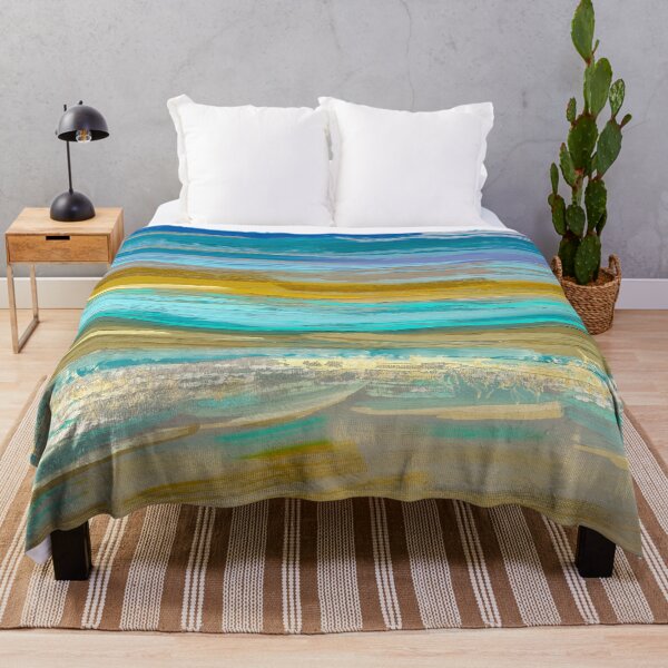 Item preview, Abstact Pallet Knife Seascape  designed and sold by sunnthreads.