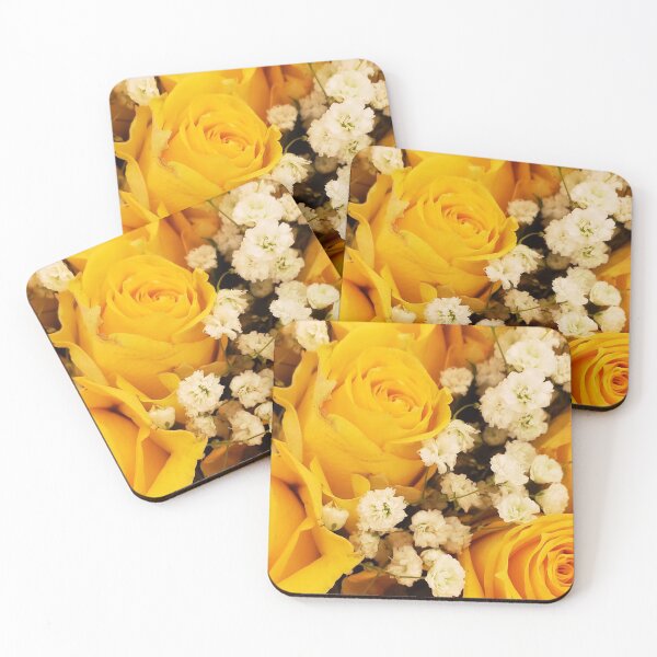 Item preview, Yellow Roses Among White Flowers designed and sold by SagittaCat.