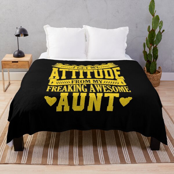 Item preview, I Get My Attitude From My Freaking Awesome Aunt designed and sold by YAHIA-14.