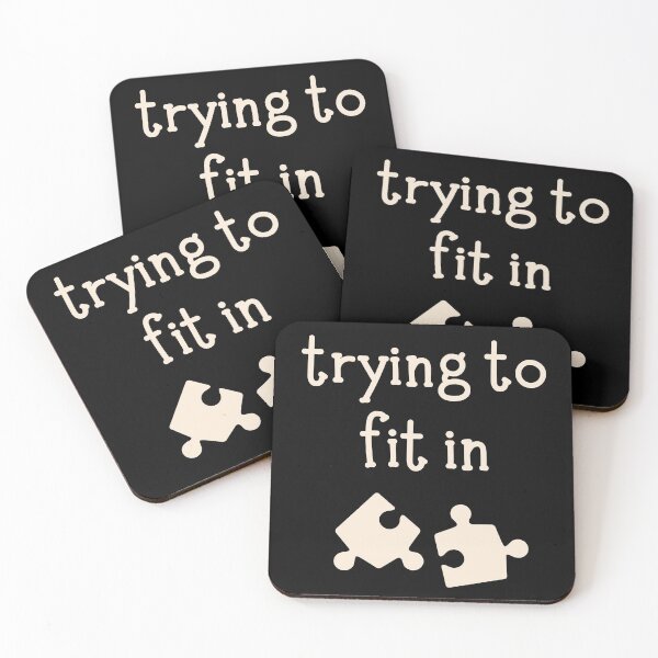 Item preview, Trying To Fit In Like A Puzzle Piece designed and sold by Legit Hooligan.