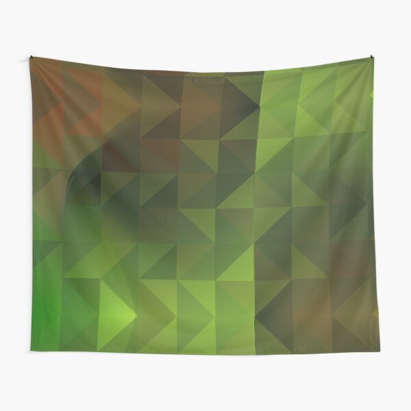 Geometric Contemporary Camouflage Tapestry