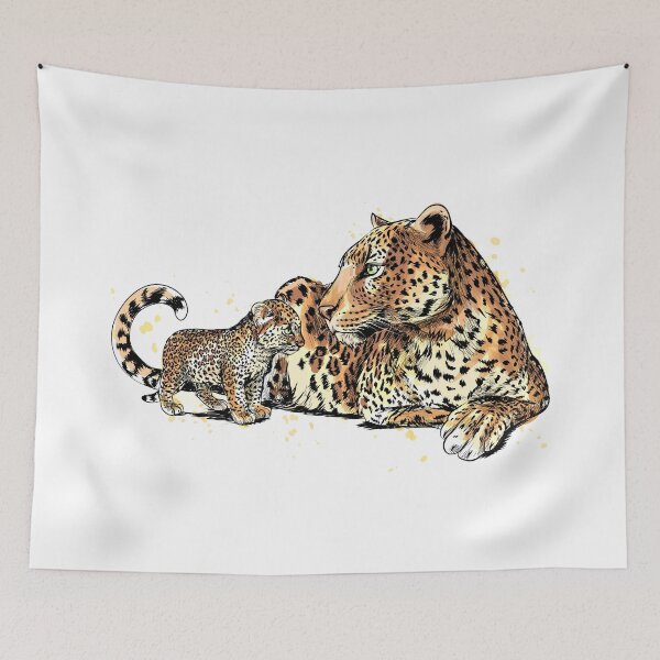 Item preview, Increíble ilustración de un leopardo designed and sold by kalud-zoldyck.