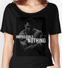 Mohamed Ali "impossible is nothing" Women's Relaxed Fit T-Shirt