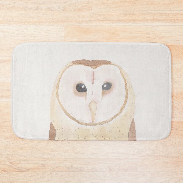 Item preview, Barn Owl watercolor bird painting designed and sold by TheWaterBirds.