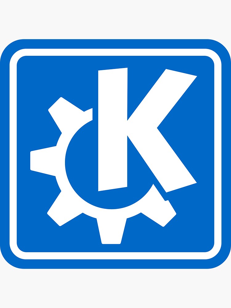 Thumbnail 3 of 3, Sticker, KDE logo designed and sold by Jugulaire.