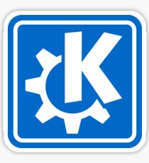 KDE logo Sticker