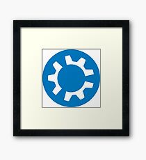 kubuntu logo Framed Print