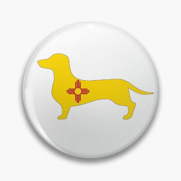 Item preview, New Mexico Dachshund Flag designed and sold by Wienerful.